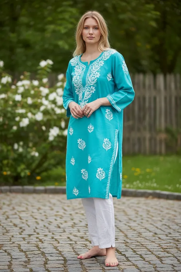 Women'S_Lycra_Fabric_Lucknowi_Hand_Chikankari_Work_Pant_Regular_Fit_Upto_Xl_Size