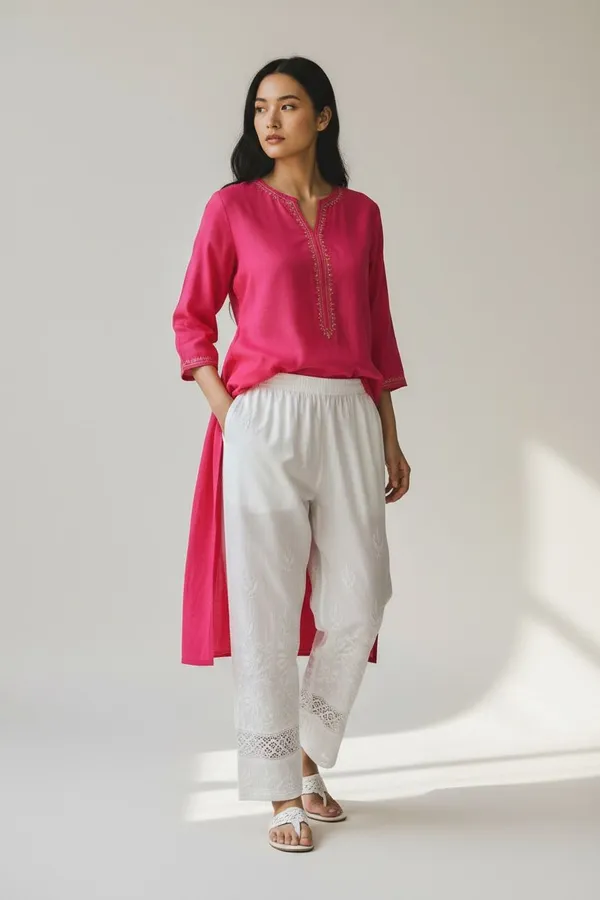 Women'S_Lycra_Fabric_Lucknowi_Hand_Chikankari_Work_Pant_With_Lacework_|_Plus_Size|_Adjustable_Upto_6XL