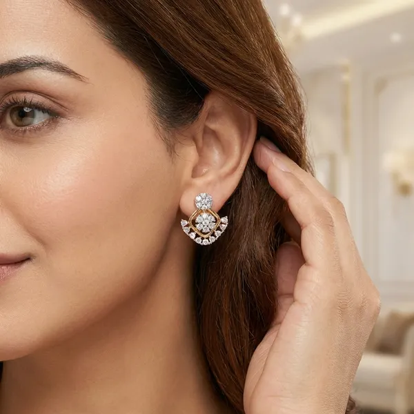 Elegant_Gold_Toned_Diamond_Studded_Drop_Earrings