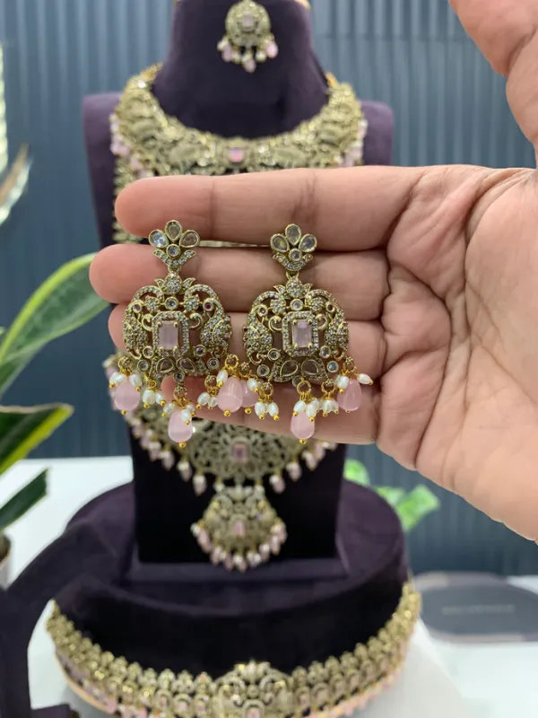 Beautiful_Hevay_Full_Bridal_Combo_set_Necklace_Haram_Vadanam_Earrings_and_tikka