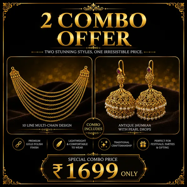 CHAMPASWARALU_with_JUMKHAA_EARRINGGS_COMBO_OFFERS