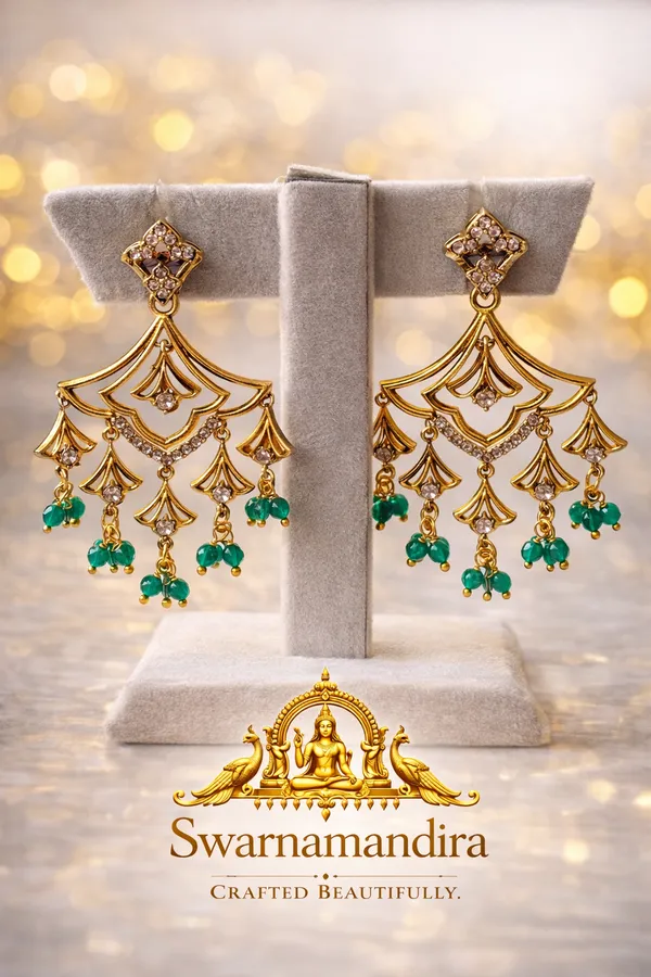 Gold_Toned_Arabic_Calligraphy_Earrings_With__Beads_(green_or_purple_)