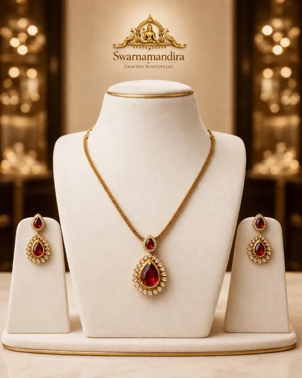 Ruby_Teardrop_Elegance_Pendant_Set
