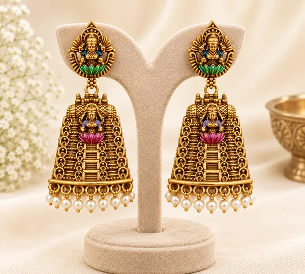 Sri_Lakshmi_Gopuram_Temple_Jhumka_Earrings