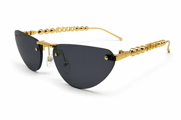 AURUM_NOIR_BEADLINE_RIMLESS_CAT-EYE_SIGNATURE_SUNGLASSES