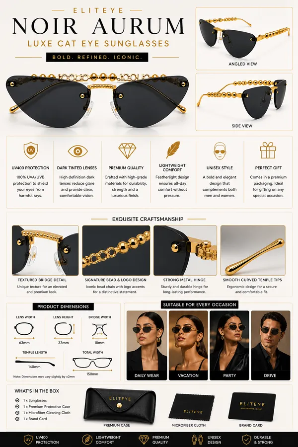 AURUM_NOIR_BEADLINE_RIMLESS_CAT-EYE_SIGNATURE_SUNGLASSES