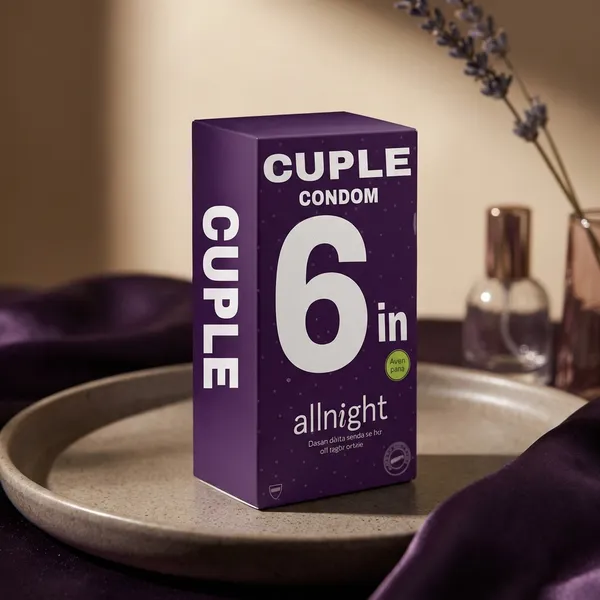 Cuple_Silicone_Comfort_Sleeve_|_6_Inch__Brown_|_1_Pc