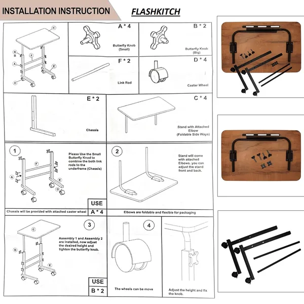 Adjustable_Laptop_Table_with_Wheels_|_Portable_Bed_Desk_for_Work_&_Study