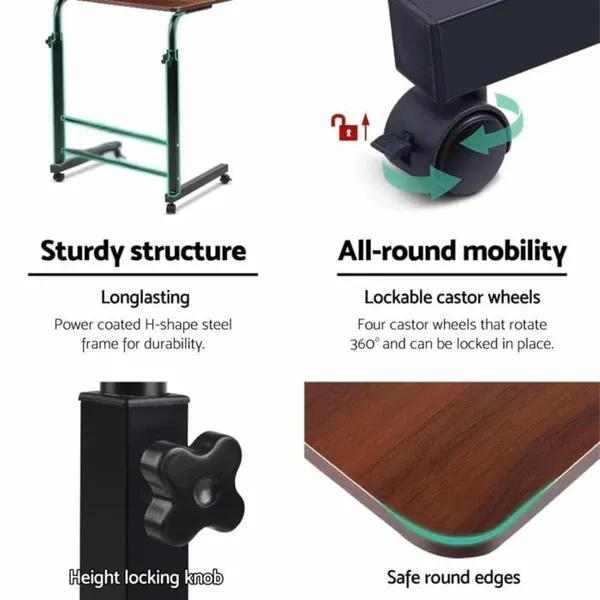 Adjustable_Laptop_Table_with_Wheels_|_Portable_Bed_Desk_for_Work_&_Study