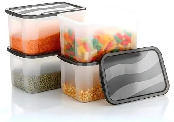 Transparent::Grey_Plastic_Grocery_Container_2600_Ml