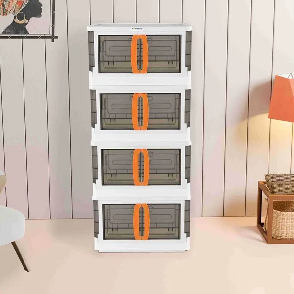 White_Polypropylene_4_Units_Multipurpose_Large_Cupboard_Storage_Box_For_Home_Free_Standing_Chest_Of_Drawers