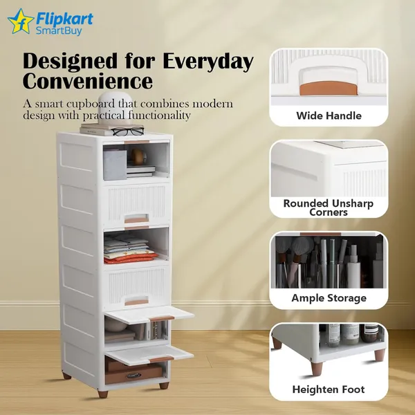 Beige_Polypropylene_Chest_Of_Drawers_:_Versatile_Drawer_Storage_Organizer_And_Organisers_Storage_Box_Free_Standing_Chest_Of_Drawers