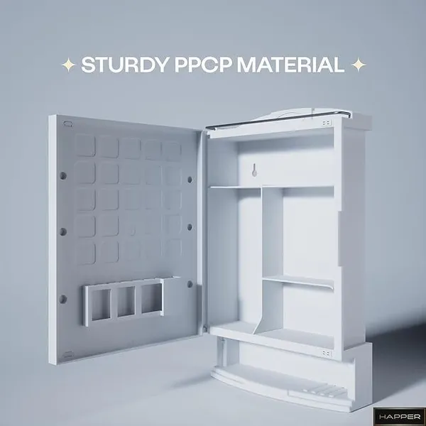 White_Polypropylene_Premium_Multipurpose_Wall_Mounted_Storage_Cabinet_With_Mirror_Wall_Mount_Cabinet