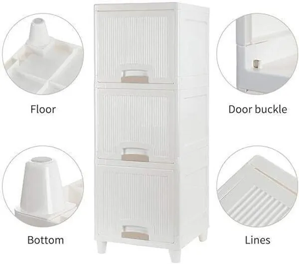 White_Plastic_Foldable_Cupboard_For_Storage_Racks_For_Clothes_Pp_Collapsible_Wardrobe