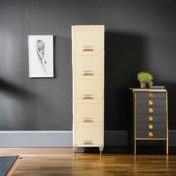 White_Plastic_Foldable_Cupboard_For_Storage_Racks_For_Clothes_Pp_Collapsible_Wardrobe