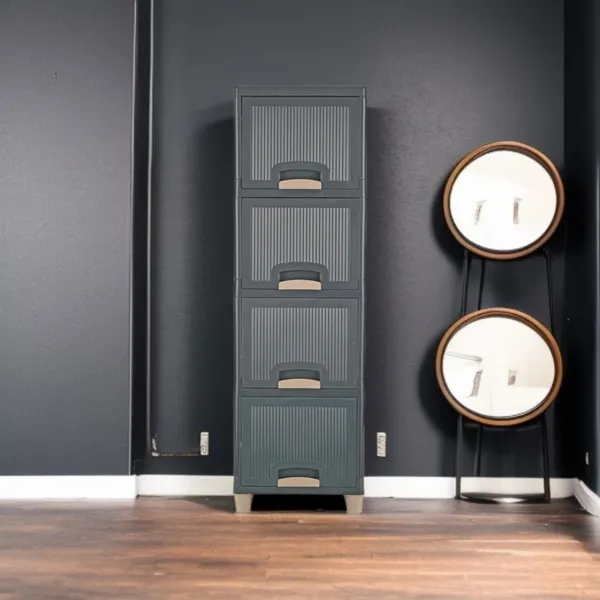 Black_Plastic_Foldable_Cupboard_For_Storage_Racks_For_Clothes_Pp_Collapsible_Wardrobe