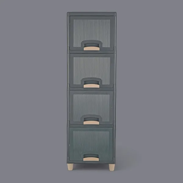 Black_Plastic_Foldable_Cupboard_For_Storage_Racks_For_Clothes_Pp_Collapsible_Wardrobe