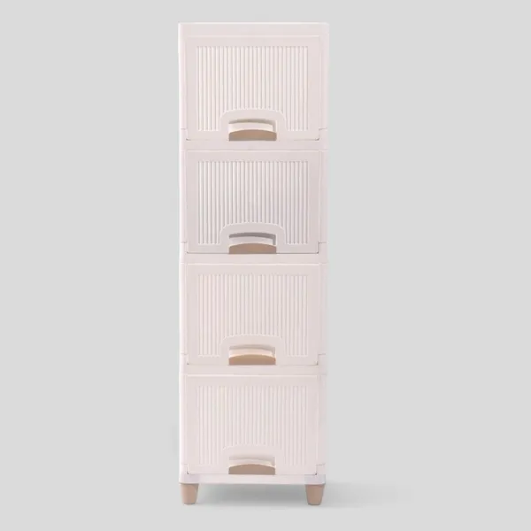 White_Plastic_Foldable_Cupboard_For_Storage_Racks_For_Clothes_Pp_Collapsible_Wardrobe