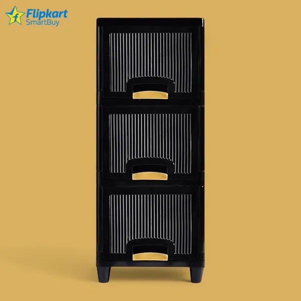 Black_Plastic_Folding_Storage_Cabinets_Cupboard_For_Storage_Pp_Collapsible_Wardrobe