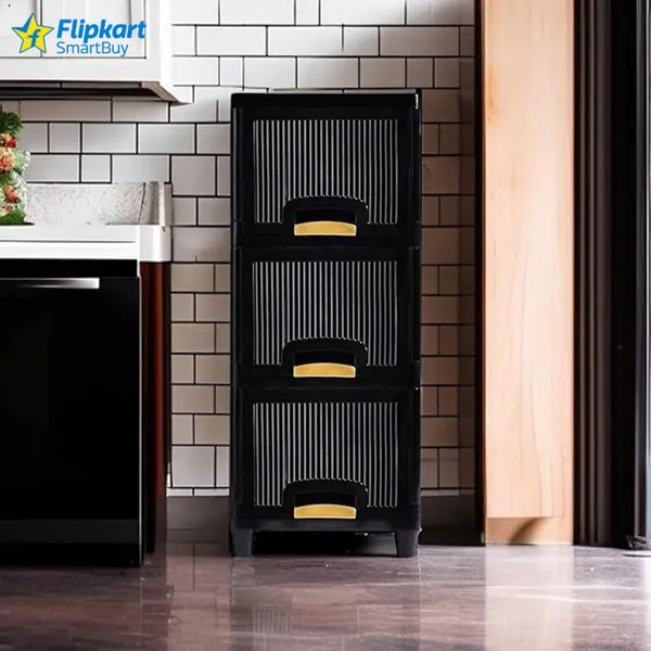 Black_Plastic_Folding_Storage_Cabinets_Cupboard_For_Storage_Pp_Collapsible_Wardrobe