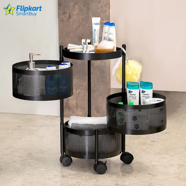 Black_Iron_3_Layer_Round_Kitchen_Trolley_Storage_Rack_Square_Design_Fruits_And_Vegetable_Basket_Iron_Kitchen_Trolley