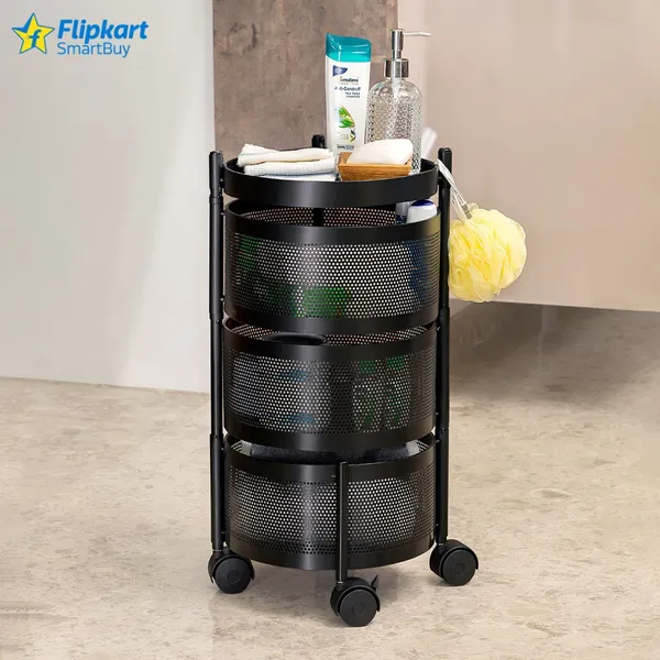 Black_Iron_3_Layer_Round_Kitchen_Trolley_Storage_Rack_Square_Design_Fruits_And_Vegetable_Basket_Iron_Kitchen_Trolley