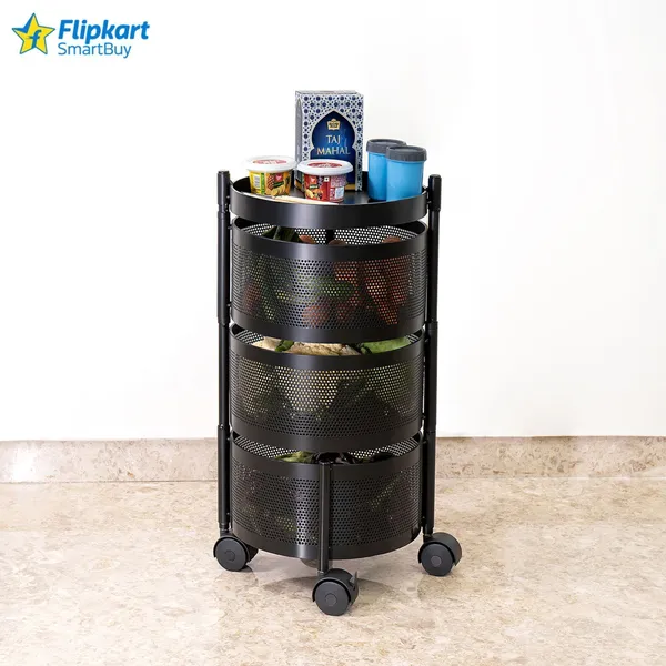 Black_Iron_3_Layer_Round_Kitchen_Trolley_Storage_Rack_Square_Design_Fruits_And_Vegetable_Basket_Iron_Kitchen_Trolley
