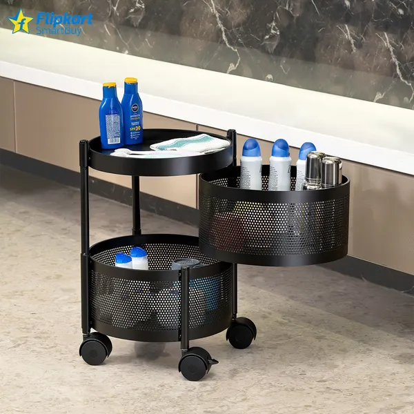 Black_Iron_4_Layer_Round_Kitchen_Trolley_Storage_Rack_Square_Design_Fruits_And_Vegetable_Basket_Iron_Kitchen_Trolley