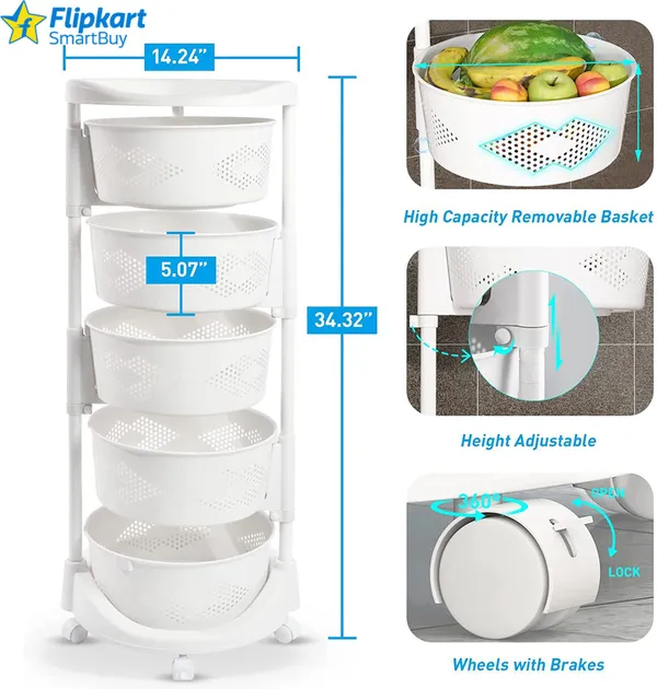 White_Plastic_Kitchen_Trolley_For_Kitchen_Improvement