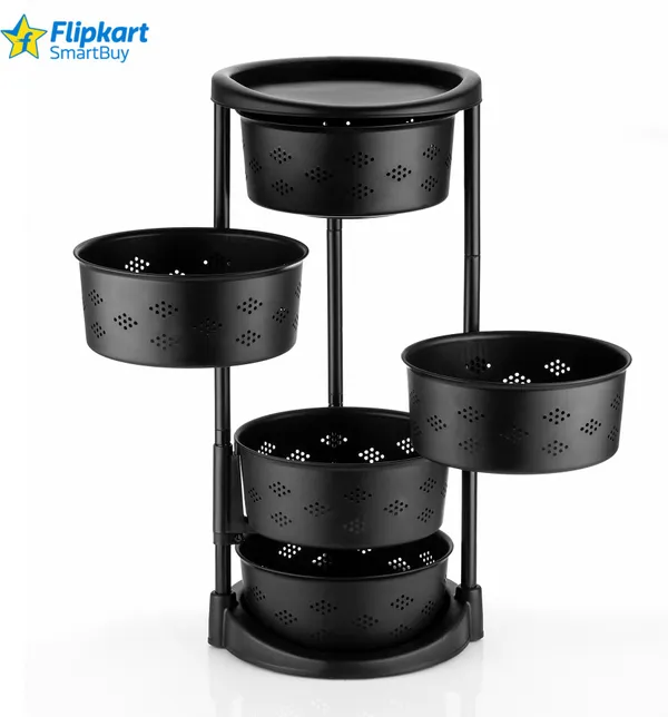 Black_Plastic_4_Layer_Kitchen_Trolley_With_360_Rotating_Wheels_Multipurpose_Storage_Rack_Kitchen_Trolley