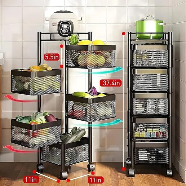 Black_Stainless_Steel_Kitchen_Trolley_For_Kitchen_Improvement