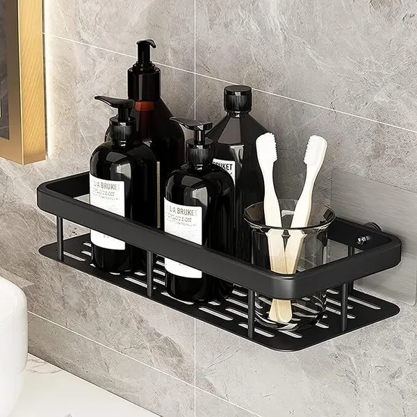 Black_Plastic_Premium_Bathroom_Combo_Adhesive_Wall_Shelf_Holder_And_Soap_Bar_Holder_Wall_Shelf