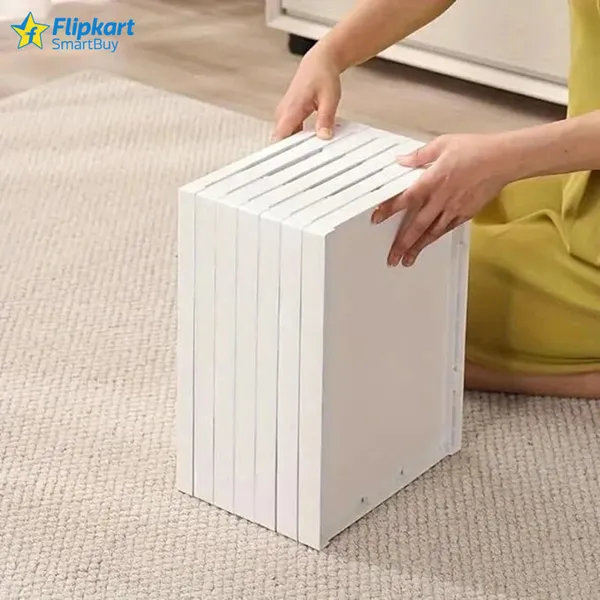 White_Plastic_Multipurpose_3_Tier_Foldable_Storage_Cabinet_Shoe_Organizer_Space_Saving_Rack_Collapsible_Shoe_Stand