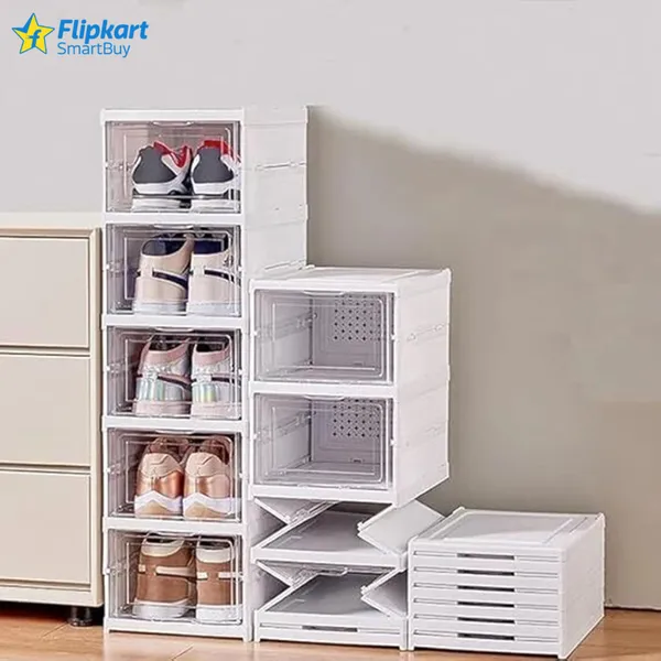 White_Plastic_Multipurpose_Foldable_Storage_Cabinet_Shoe_Organizer_For_Home_5_Tier_Collapsible_Shoe_Stand