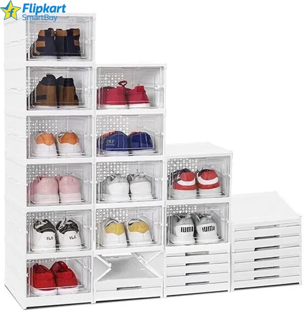White_Plastic_Multipurpose_Foldable_Storage_Cabinet_Shoe_Organizer_For_Home_5_Tier_Collapsible_Shoe_Stand