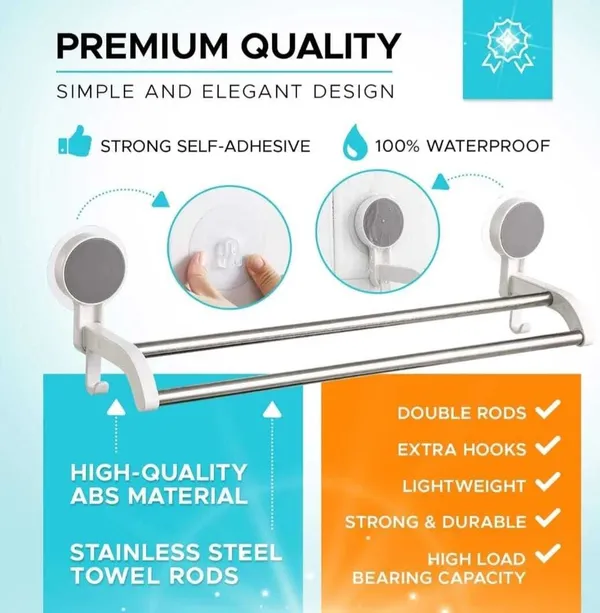 White_Stainless_Steel_And_Plastic_Wall_Mounted_Self_Adhesive_Towel_Napkin_Holder_Bar_For_Bathroom_And_Kitchen