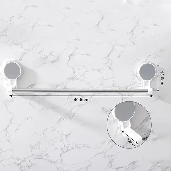 White_Stainless_Steel_And_Plastic_Wall_Mounted_Self_Adhesive_Towel_Napkin_Holder_Bar_For_Bathroom_And_Kitchen