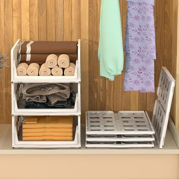 White_Pvc_And_Plastic_4_Pcs_Foldable_Wardrobe_Organizer_For_Clothes_Storage_1_Door_Wardrobe