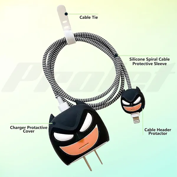 Silicone_Charger_Basic_Case_Cover_With_Full_Cable_Protector_3D