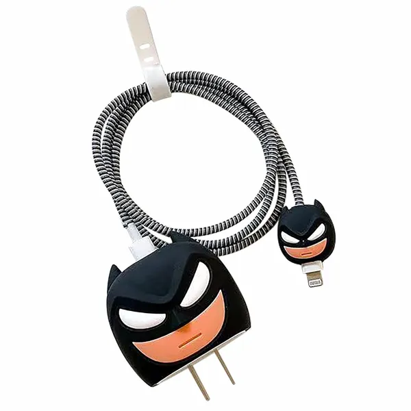 Silicone_Charger_Basic_Case_Cover_With_Full_Cable_Protector_3D