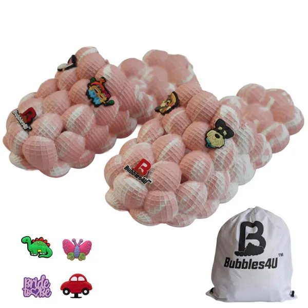 Pink_Eva_Massage_Bubble_Slides_For_Unisex