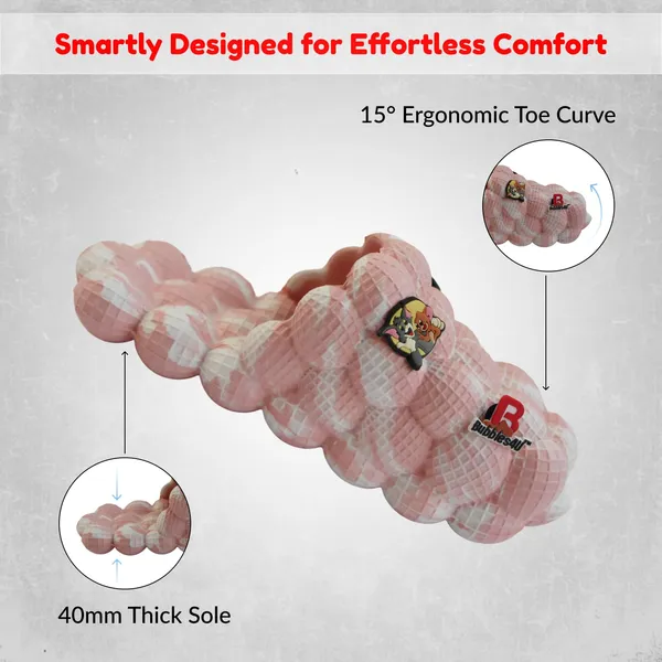 Pink_Eva_Massage_Bubble_Slides_For_Unisex