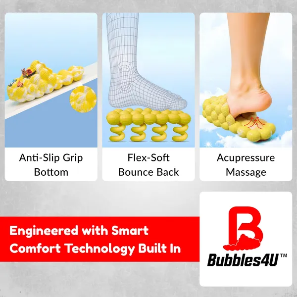 Yellow_Eva_Massage_Bubble_Slides_For_Unisex