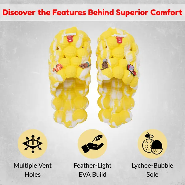 Yellow_Eva_Massage_Bubble_Slides_For_Unisex