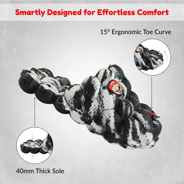 Black_Eva_Massage_Bubble_Slides_For_Unisex
