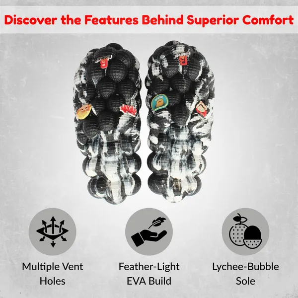 Black_Eva_Massage_Bubble_Slides_For_Unisex