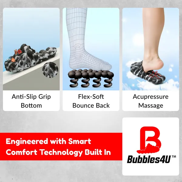 Black_Eva_Massage_Bubble_Slides_For_Unisex