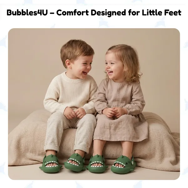 Dark_Green_Eva_Kids_Shark_Slippers_With_Back_Strap_For_Kids