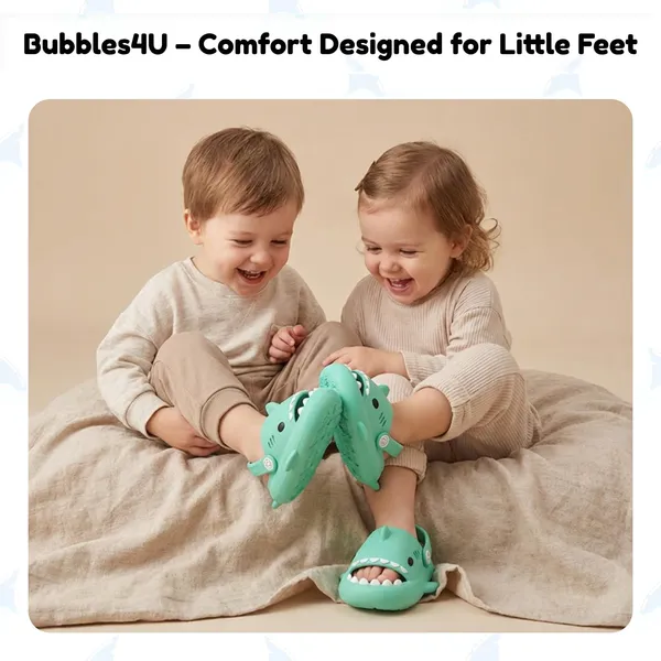 Mint_Green_Eva_Kids_Shark_Slippers_With_Back_Strap_For_Kids