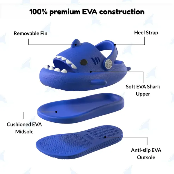 Royal_Blue_Eva_Kids_Shark_Slippers_With_Back_Strap_For_Kids